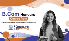 B.Com Honours from Subharti University