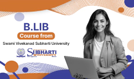 B.LIB Course from Subharti University